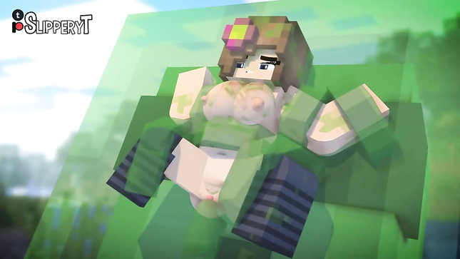 Піксельна німфа: велетенський герой у світі Minecraft
