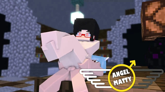 Пустотлива геймерка в окулярах: ніч Minecraft без меж