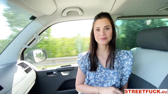 Солодка Little Caprice у пристрасній автопригоді